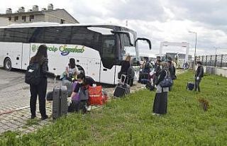 Karantinadaki 184 vatandaş memleketlerine uğurlandı