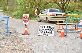 Karantinaya alınan mahallenin pazar alışverişi...