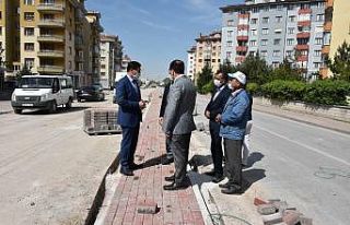 Karatay Belediyesinden yol ve çevre düzenlemesi