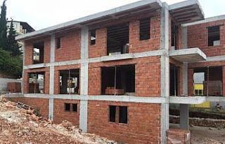 Kaş’ta kreş inşaatı yükseliyor