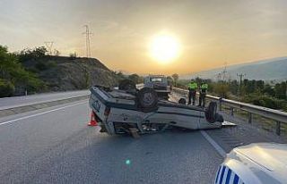 Kastamonu’da otomobil takla attı: 4 yaralı