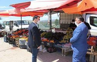 Kaymakam Baytok’dan korona virüs denetimi
