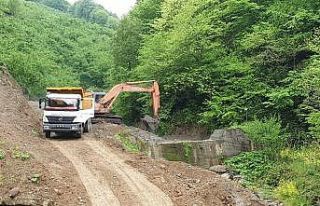 Kaynaşlı Belediyesinden derelerin taşmaması için...