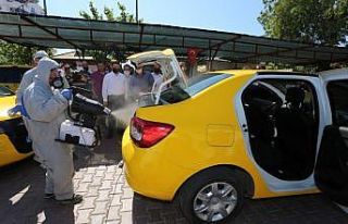 Kepez’den taksici esnafına korona virüs desteği