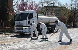Kestel’de dezenfekte çalışmaları aralıksız...