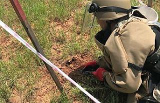 Kilis’te mayın aramasında 21 adet M-14 antipersonel...