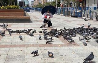 Kısıtlama günlerinde güvercinleri 65 yaş üstü...