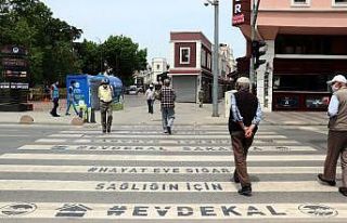 Kısıtlama gününde boş cadde ve sokaklar 2’nci...