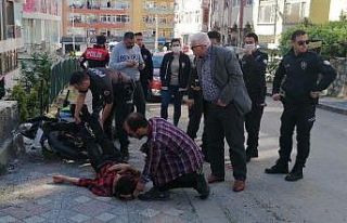 Kısıtlamada motosikletiyle polisten kaçan sürücü...