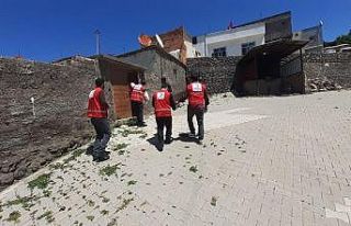 Kızılay’dan Çınar’da 160 aileye gıda yardımı