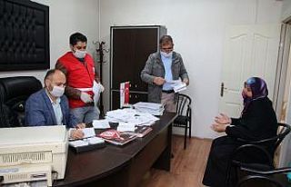 Kızılaydan gıda yardımı