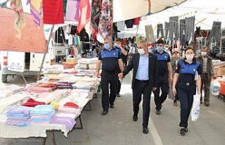 Koçarlı ilçe pazarında normale dönüş başladı