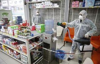 Konak’ta karış karış dezenfeksiyon