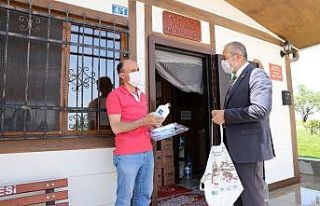 Konya Büyükşehir’den bin 154 muhtara hijyen seti...