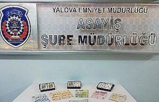 Kumarhaneye çevrilen eve baskın