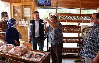 Kurum amirlerinden Covid-19 denetlemesi