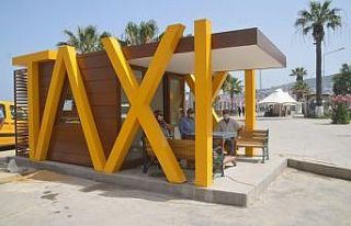 Kuşadası’nda taksi durakları yenileniyor