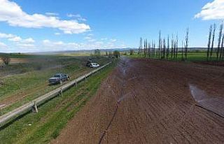 Kütahya’daki 53 bin dekarlık alanda sulu tarım