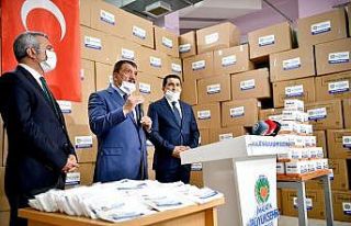 Malatya Büyükşehir Belediyesine 600 bin maske