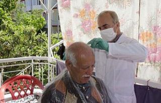 Malatya’da 65 yaş ve üzerine Berberlik hizmeti