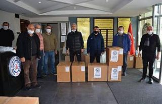 Malatya’da amatör takımlara maske