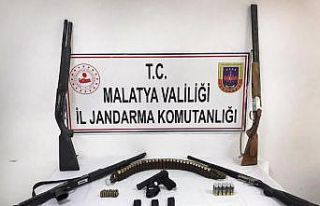 Malatya’da silah operasyonu