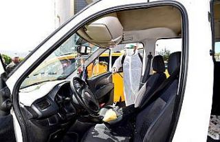 Malatya’da taksiler dezenfekte edildi