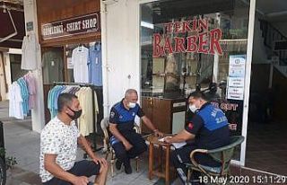 Marmaris’te berberler denetlendi