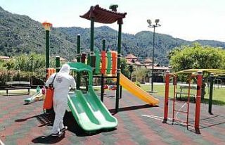 Marmaris’te parklar çocukları bekliyor