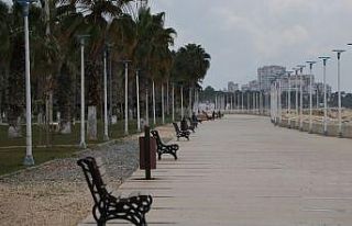 Mersin sahillerinde korona virüs sakinliği