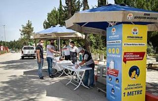 Mezarlıklarda Ramazan Bayramı hazırlığı