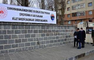 Millet bahçesi çalışmaları başladı