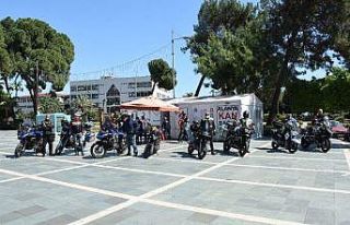 Motosiklet tutkunları Kızılay’a umut oldu