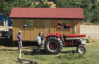 Muhtardan yemekhane sorununa seyyar çözüm
