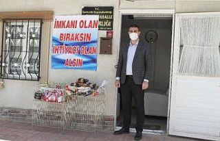 Muhtarın başlattığı kampanya takdir topladı