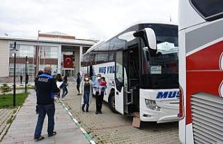 Muş’ta karantinadaki 175 vatandaş memleketlerine...