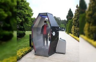 Nevzat Demir Tesisleri’ne dezenfekte kabini yerleştirildi