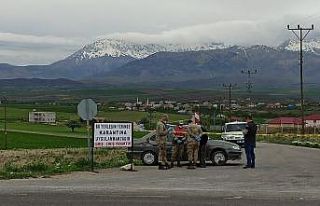 Nişan merasiminden sonra mahalle karantinaya alındı