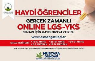 Öğrencilerden online deneme sınavlarına yoğun...
