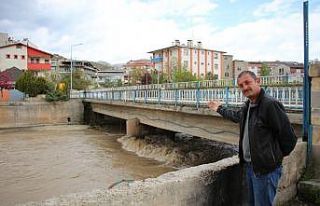 Oltu Çayı’nın debisi yükseldi