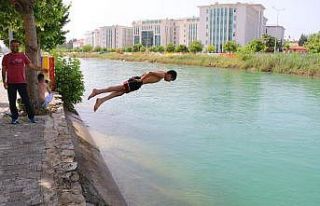 Ölümüne serinlik polis gelince bitti