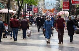 Ordu sokaklarında insan yoğunluğu