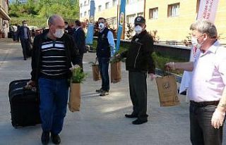 Ordu’da karantina süreci biten 181 vatandaş memleketlerine...