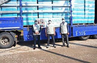 Ordu’ya 7 bin 500 koli yardım