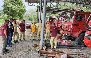 Orman yangınları ile mücadele hazırlıkları devam...