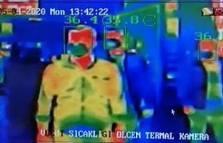 Otellerde termal kamera hareketliliği