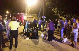 Otomobil ile sepetli motosiklet çarpıştı:4 yaralı