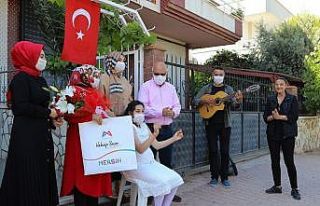 Özel çocukların yüreğine müzikle dokundular