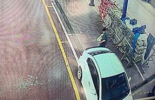 Patates hırsızı kamerada