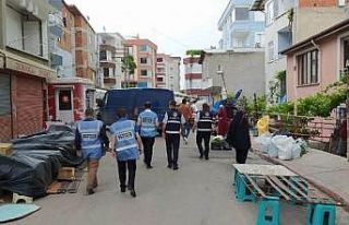 Pazar tezgahlarında 3 metre mesafe ayarı